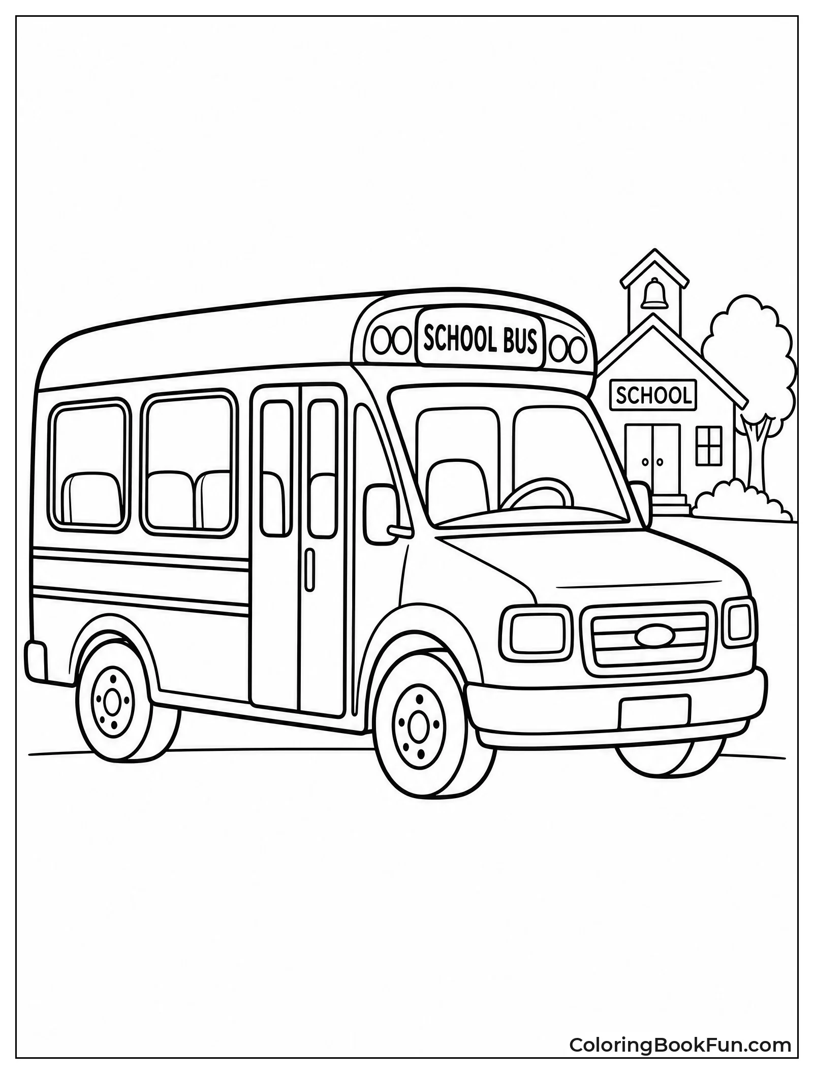 Small Bus Carries Few Kids