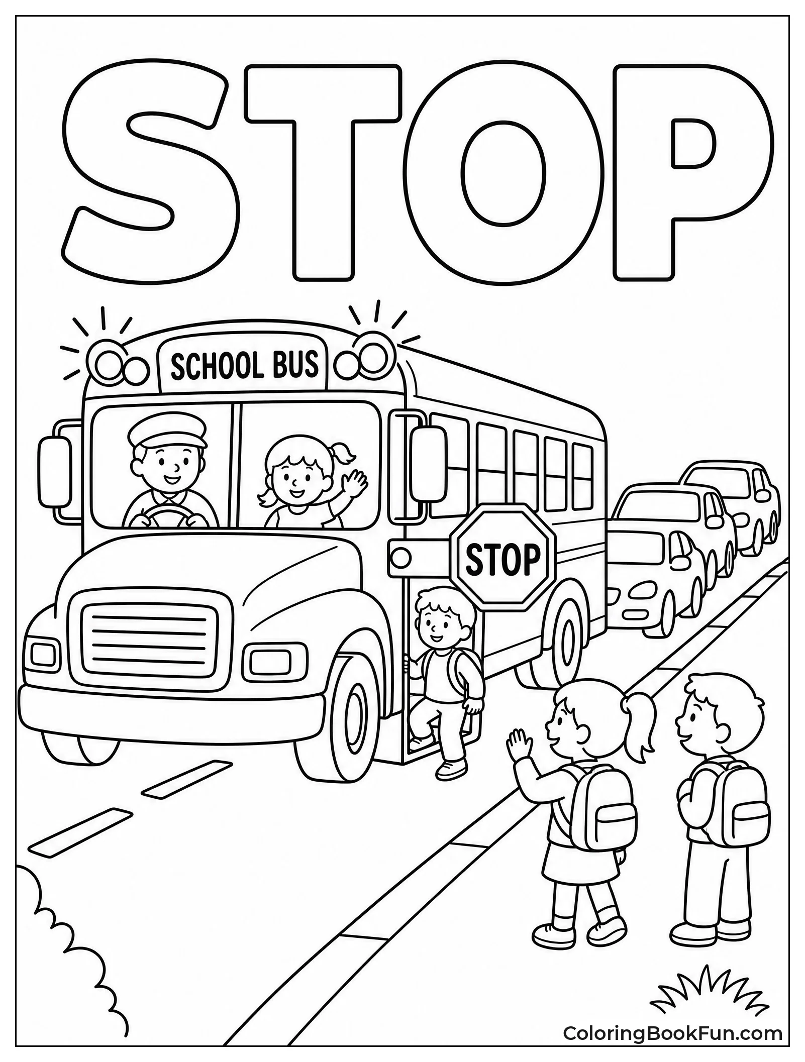 Stop Sign Keeps Cars Waiting