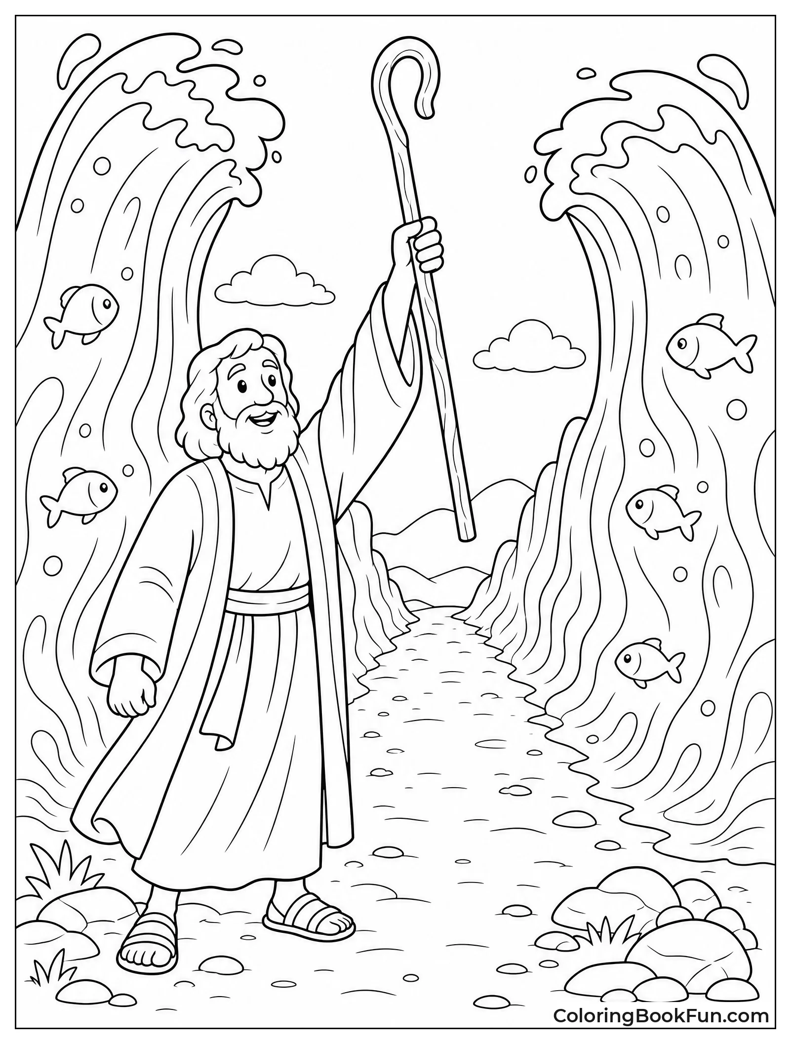 Moses Parting the Red Sea