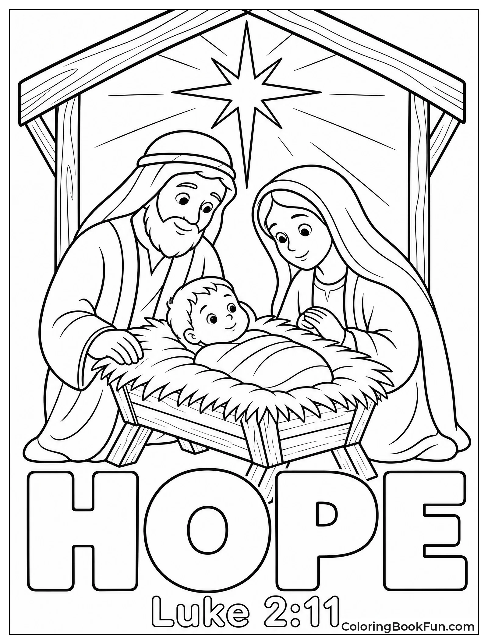 Mary and Joseph with Baby Jesus