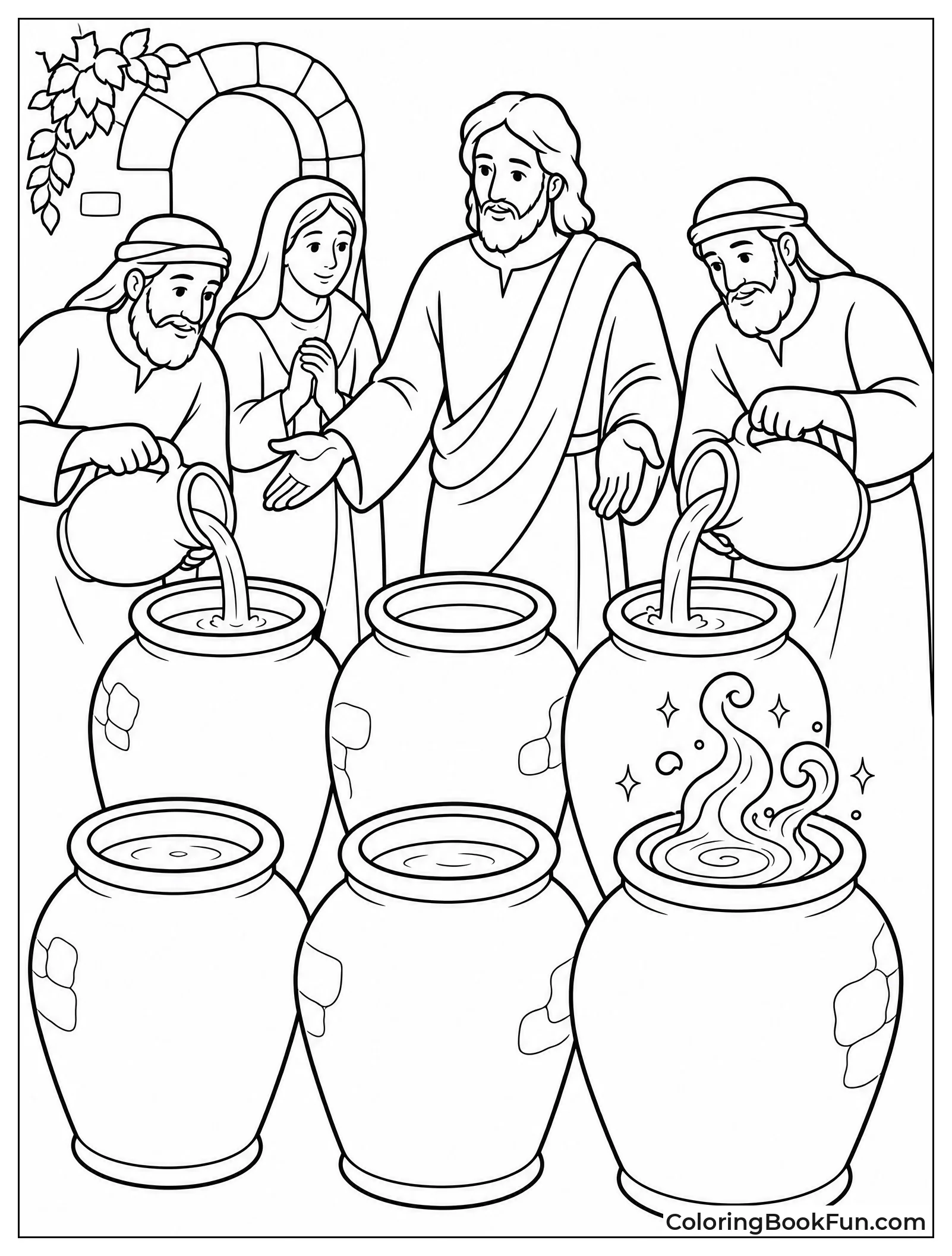 Stone Jars Turning into Wine