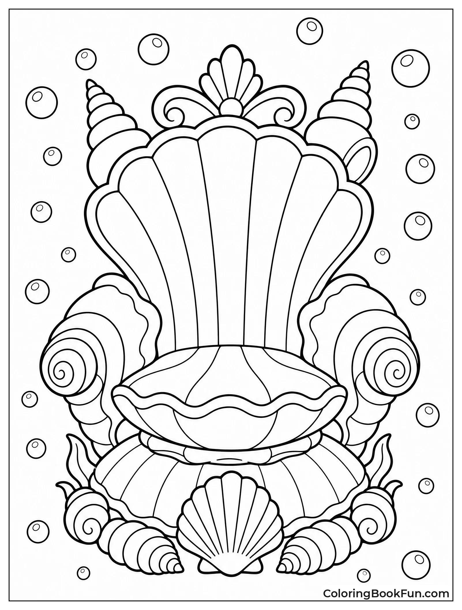 Throne Built from Giant Clams