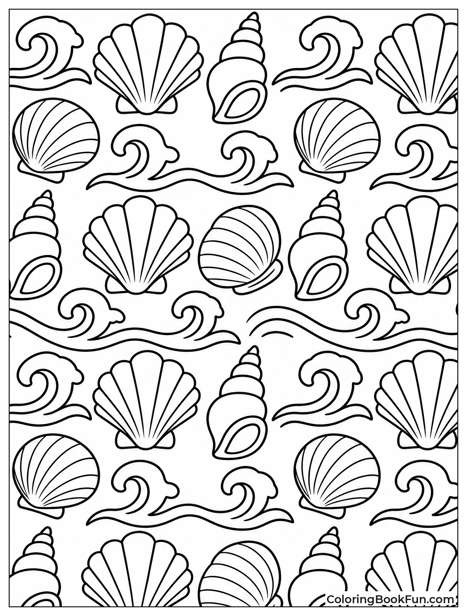 Pattern of Shells and Waves