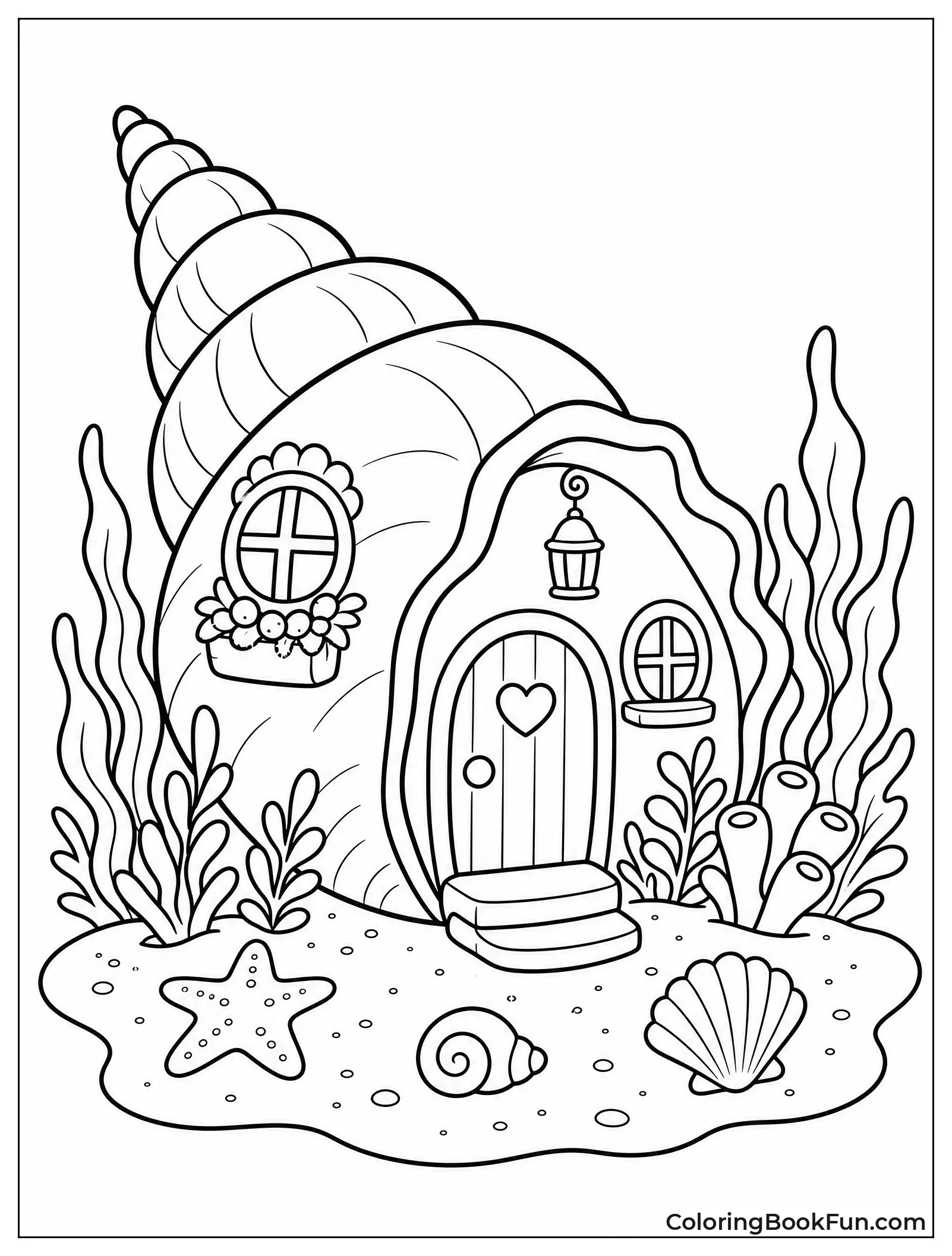 Fairy House Inside Whelk Shell