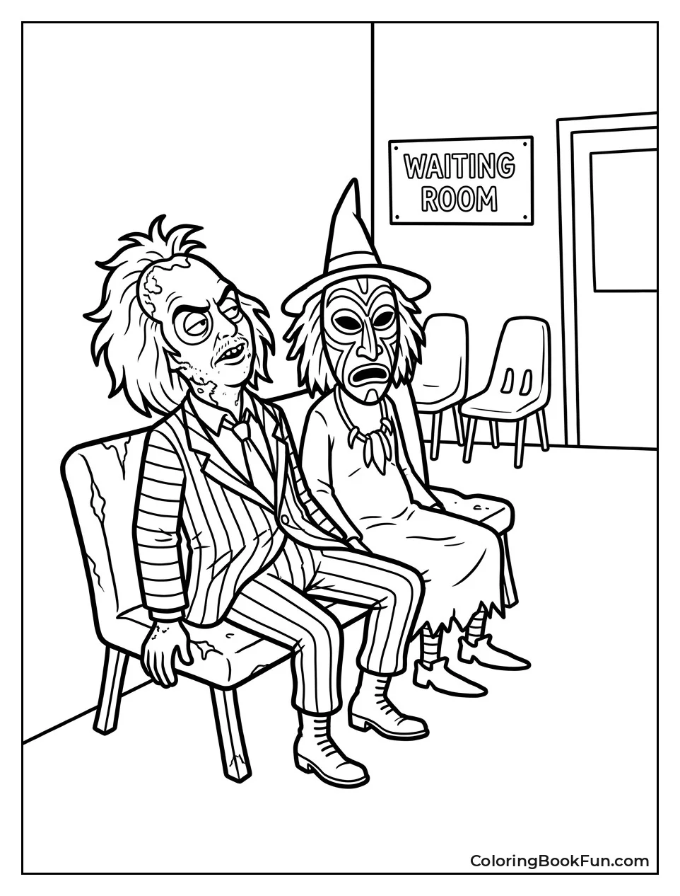 Beetlejuice with Tiny Shrunken Head