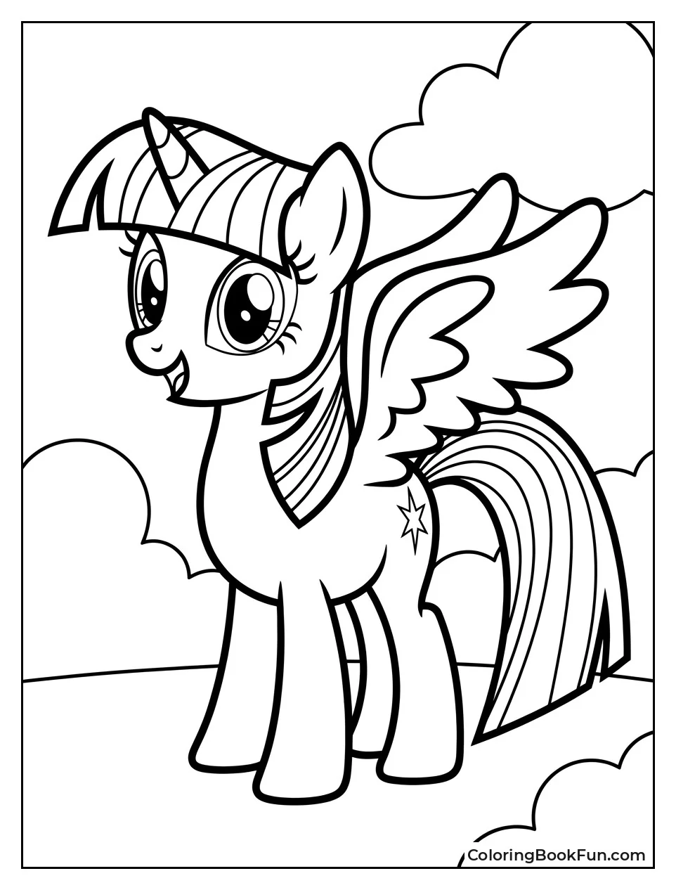 Simple Smiling Twilight for Kids