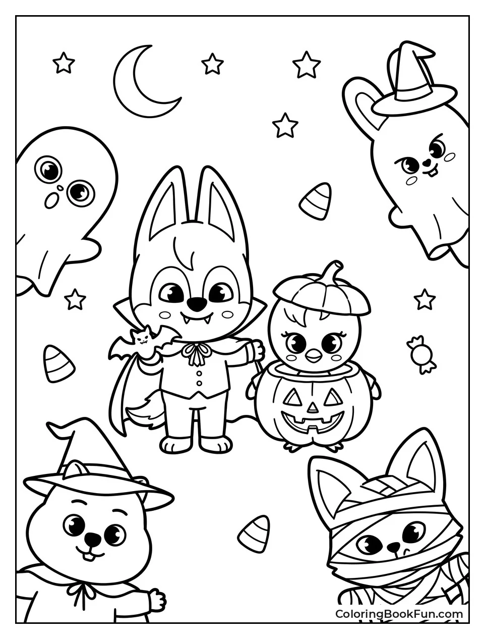 Mascots in Spooky Halloween Costumes