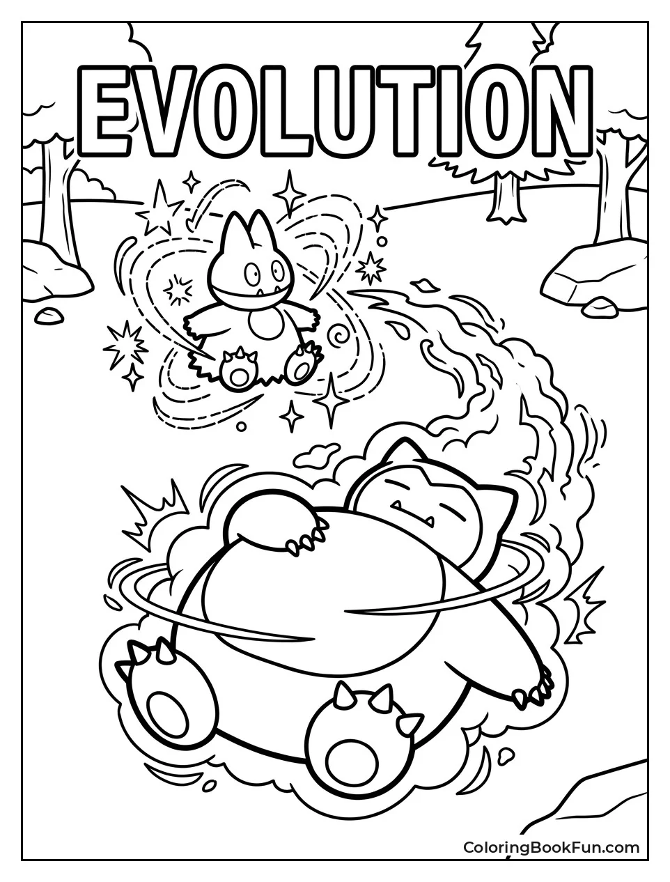 Munchlax Evolves into Snorlax