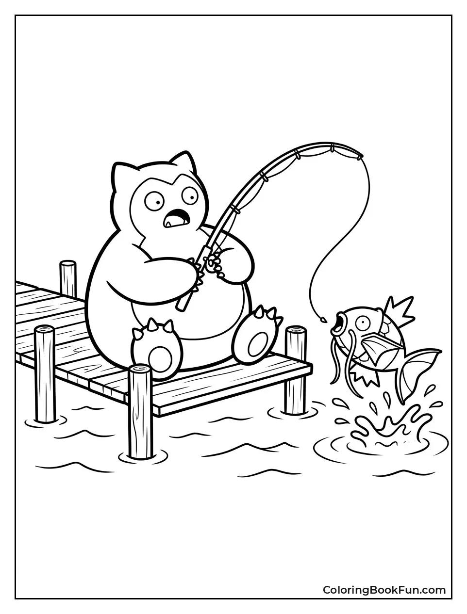 Snorlax Sees Magikarp Jump Out