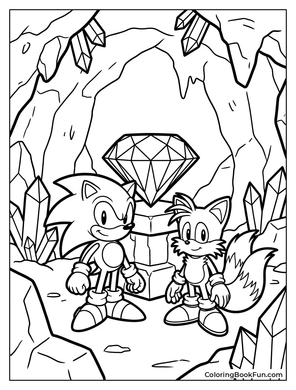 Sonic Sees Master Emerald Shine