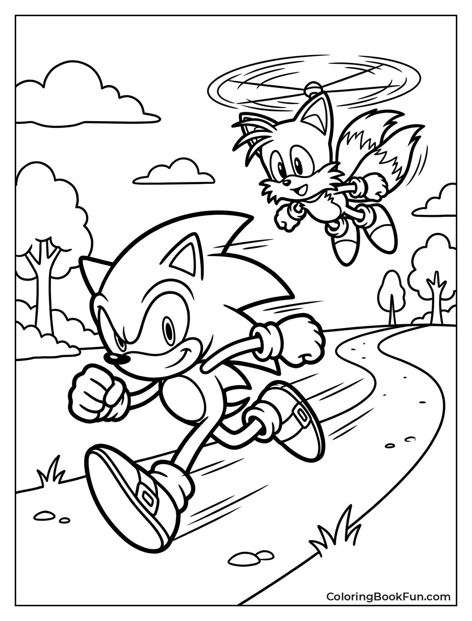 Sonic Races With Flying Tails