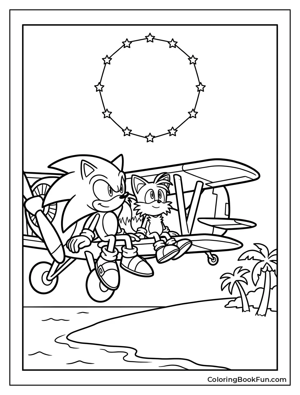 Sonic and Tails Watch Stars