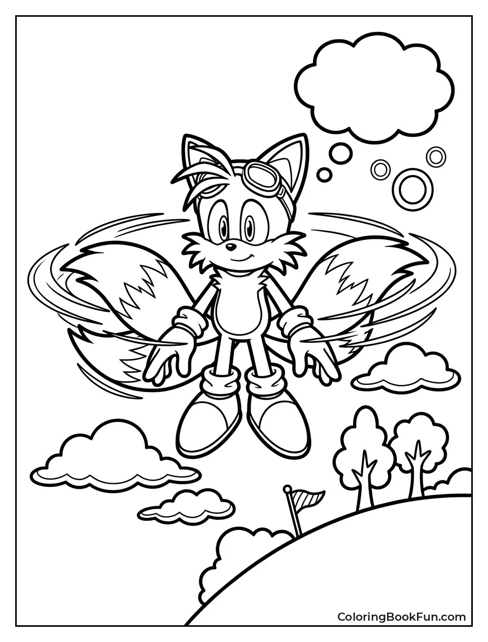 Tails Spins Tails Like Helicopter