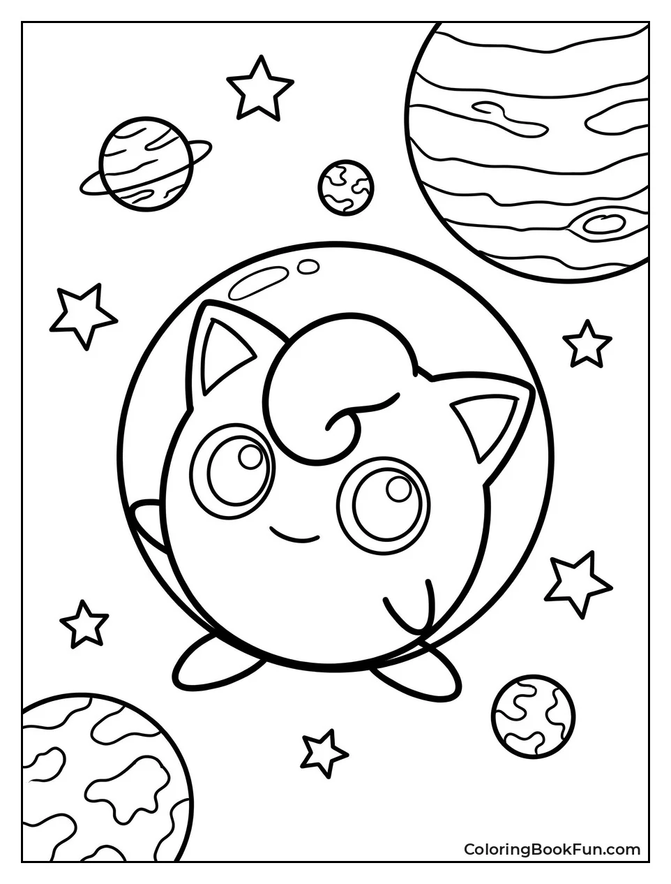 Jigglypuff Explores Space with a Helmet