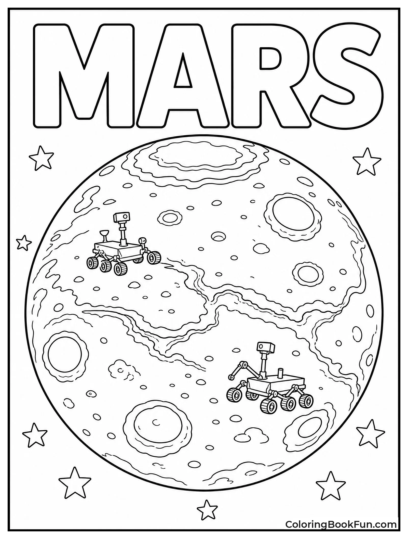 Close Up View of Mars