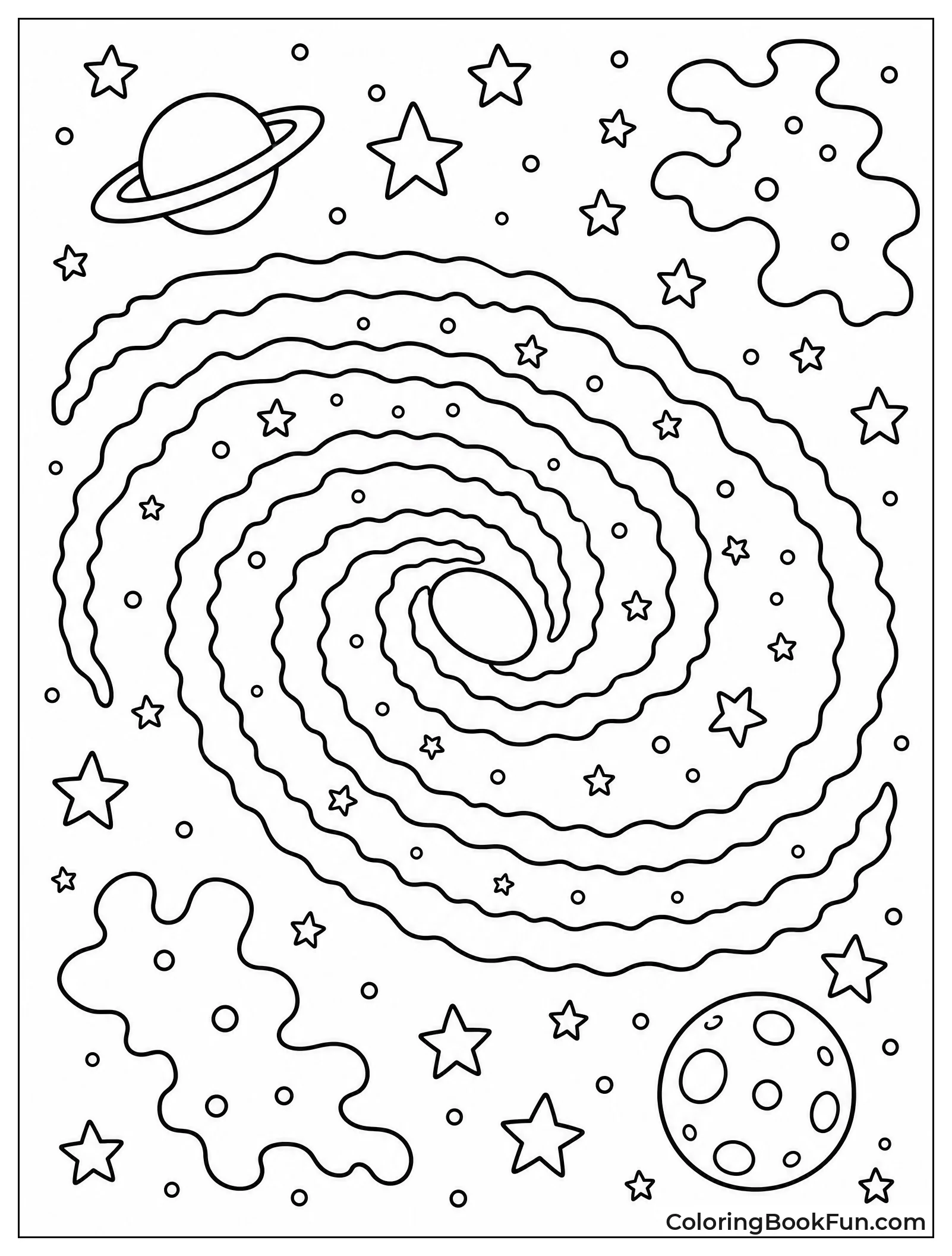 Spiral Milky Way Galaxy