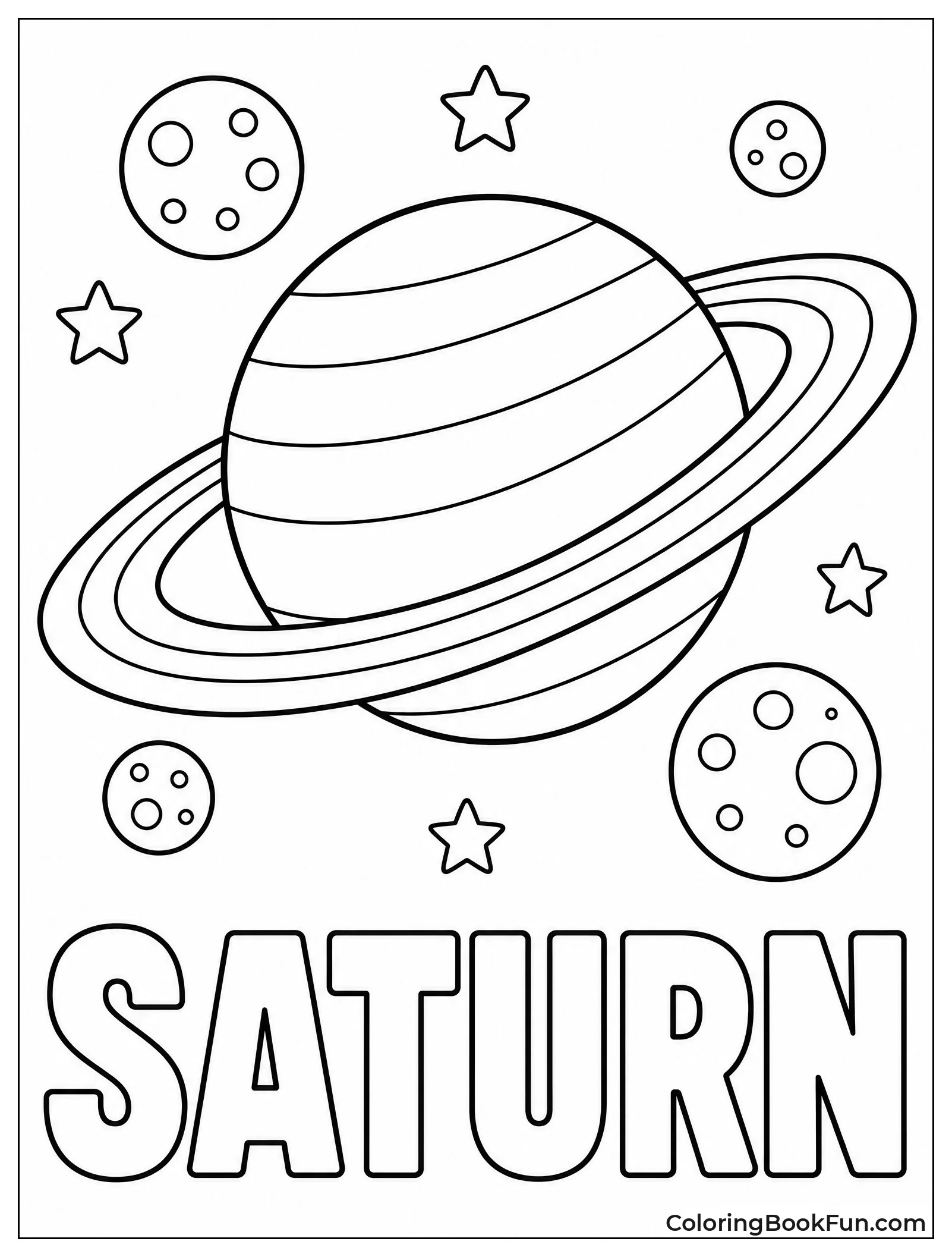 Saturn with Its Rings