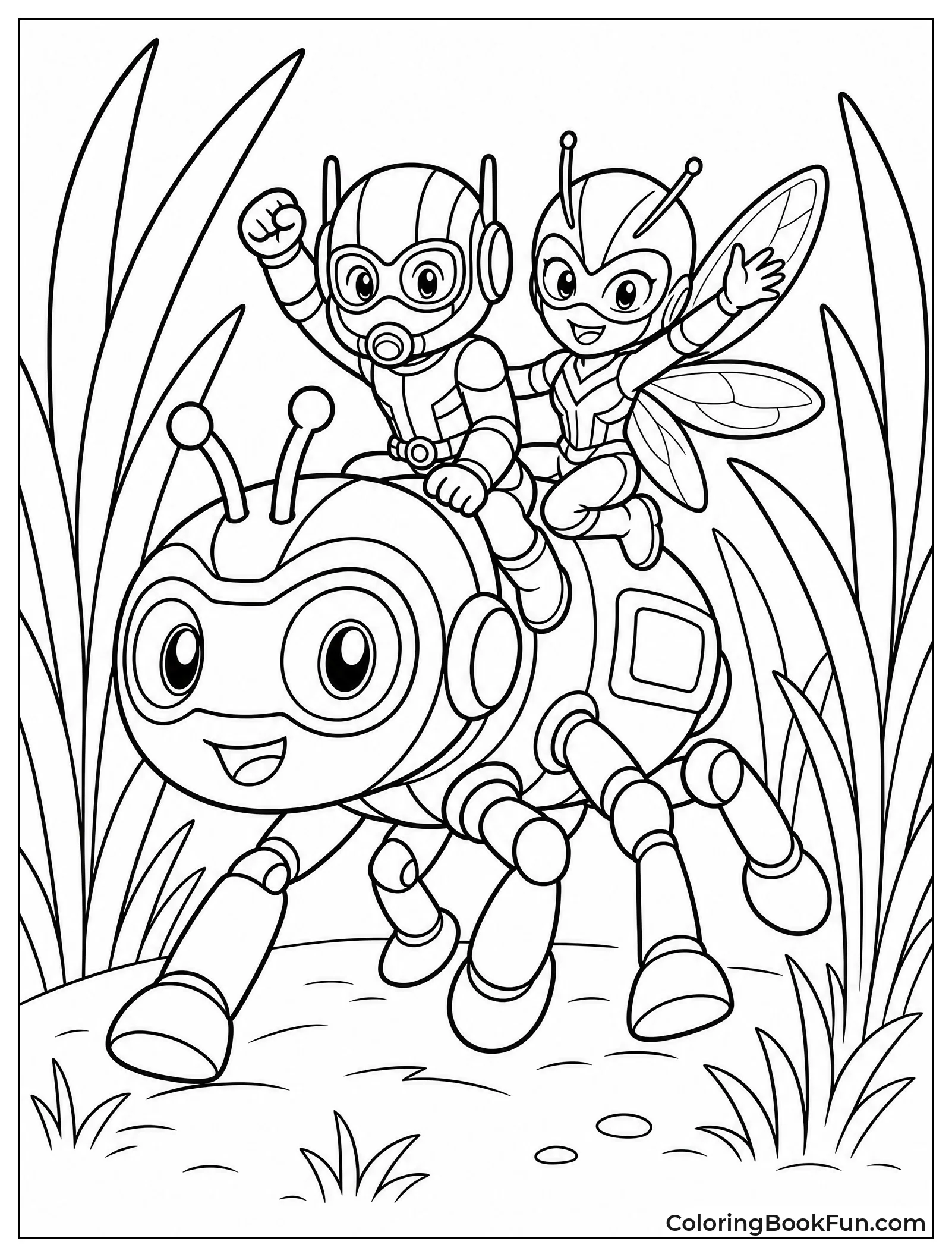 Ant Man Rides Tiny Trace E