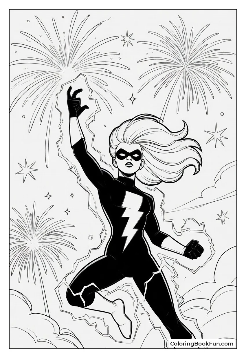 Electro Makes Bright Fireworks