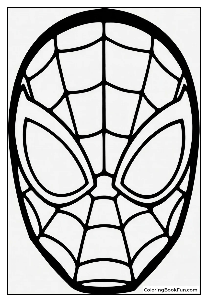 Simple Spidey Mask for Kids