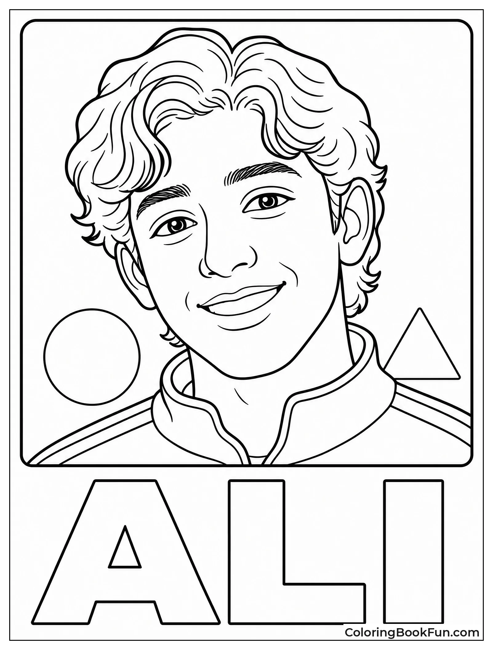 Ali Smiling in Friendly Way