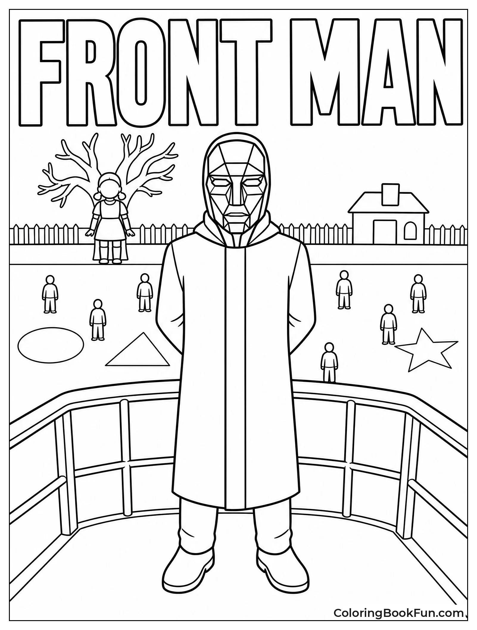 Front Man Overlooking the Games