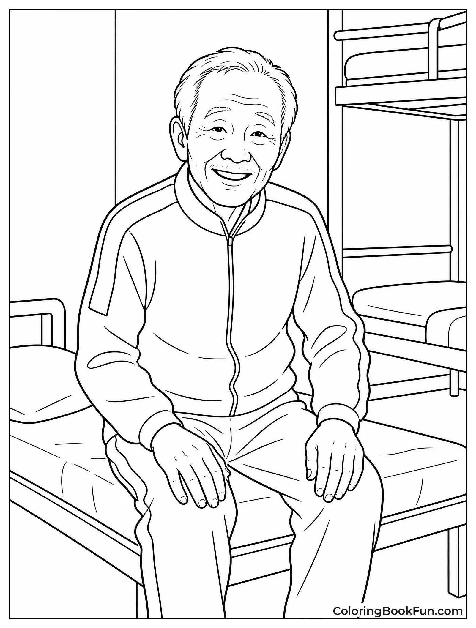 Oh Il-nam Smiling Warmly
