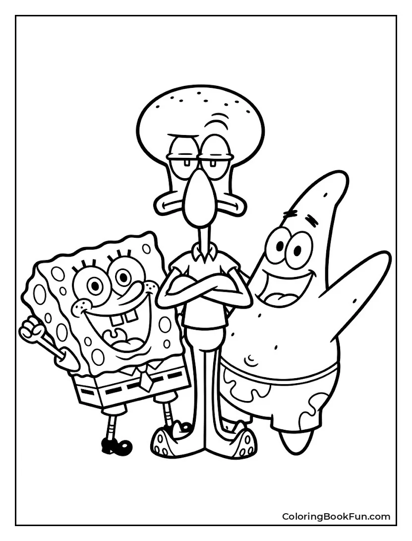 Squidward Annoyed by His Neighbors