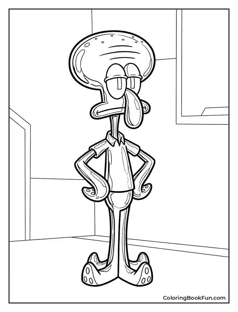 Chrome Squidward in the Future
