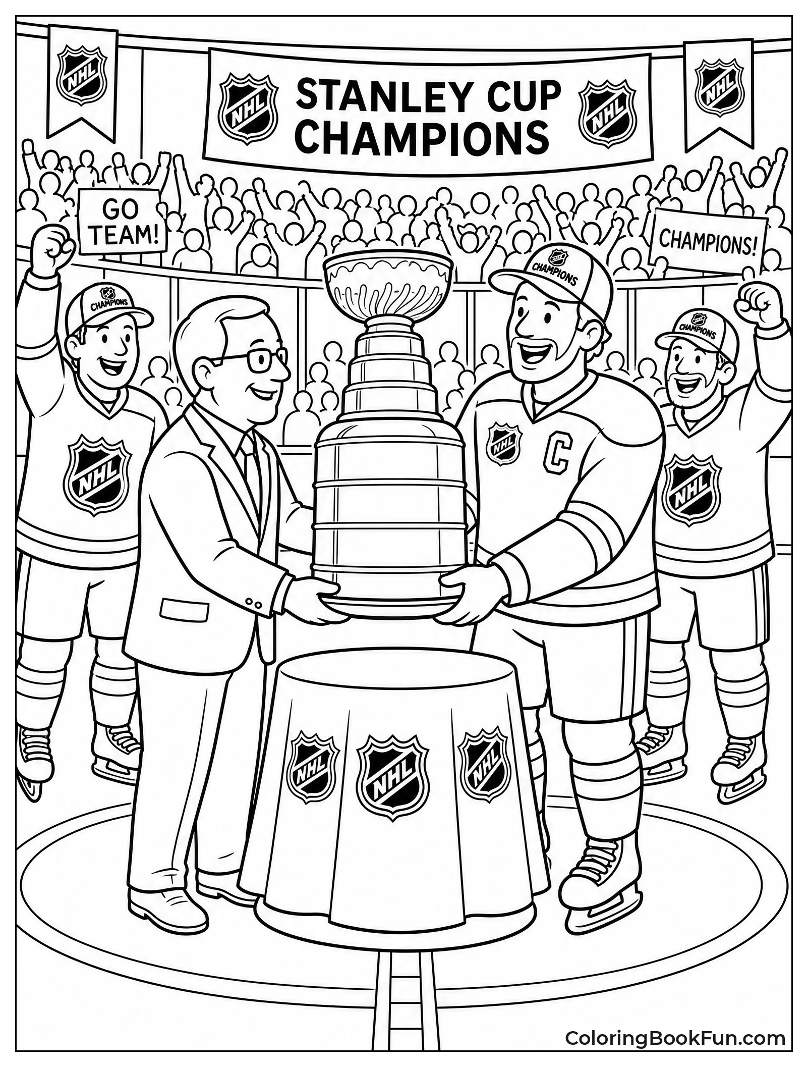 Fans Cheer as Cup Appears