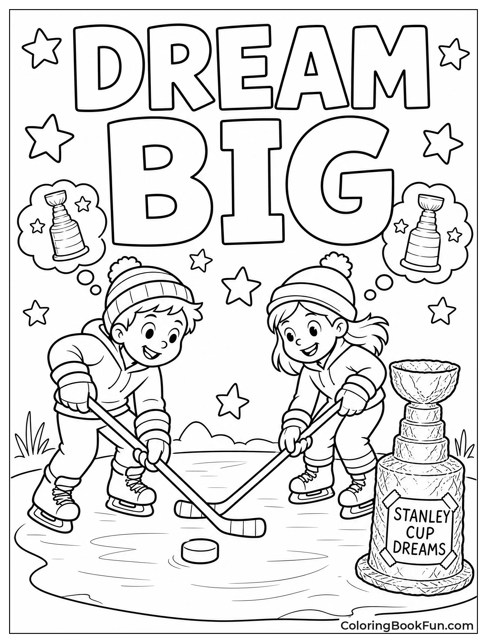 Kids Dream with Homemade Trophy