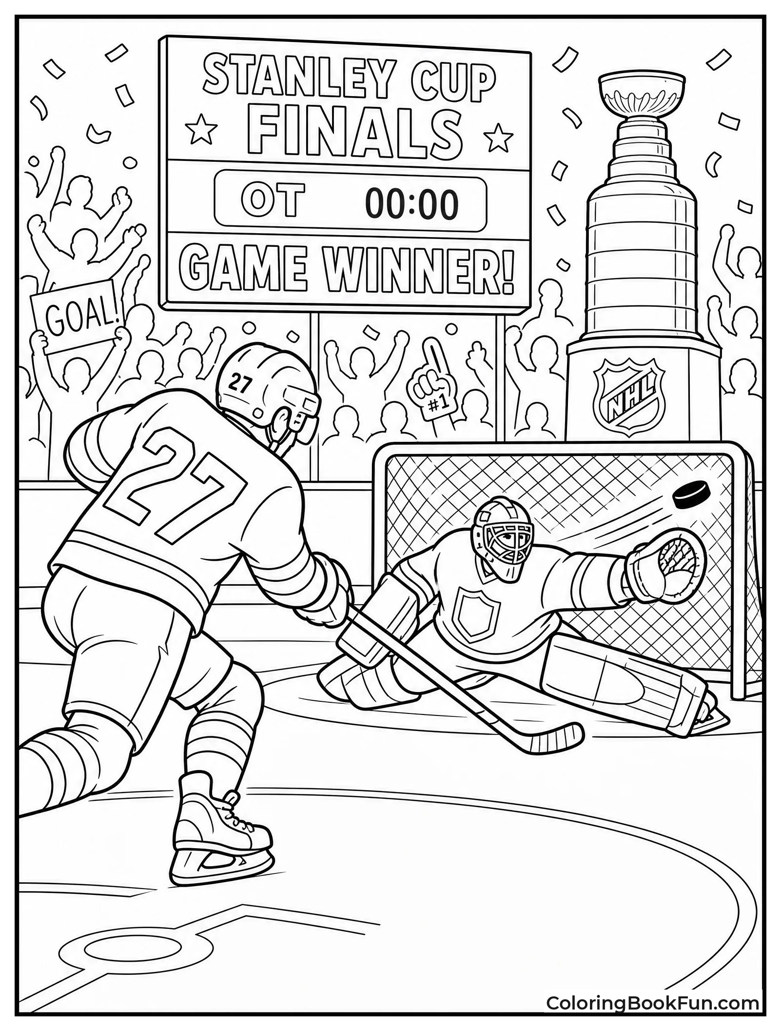 Forward Scores Overtime Championship Goal