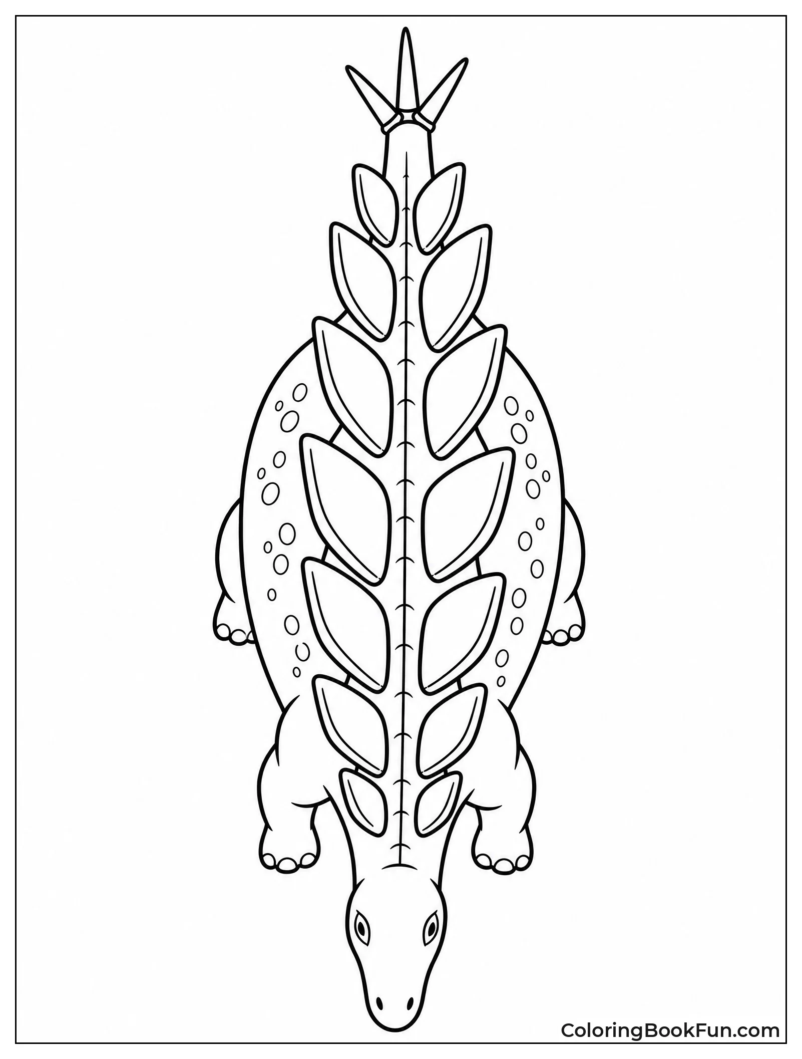 Top View of Alternating Back Plates