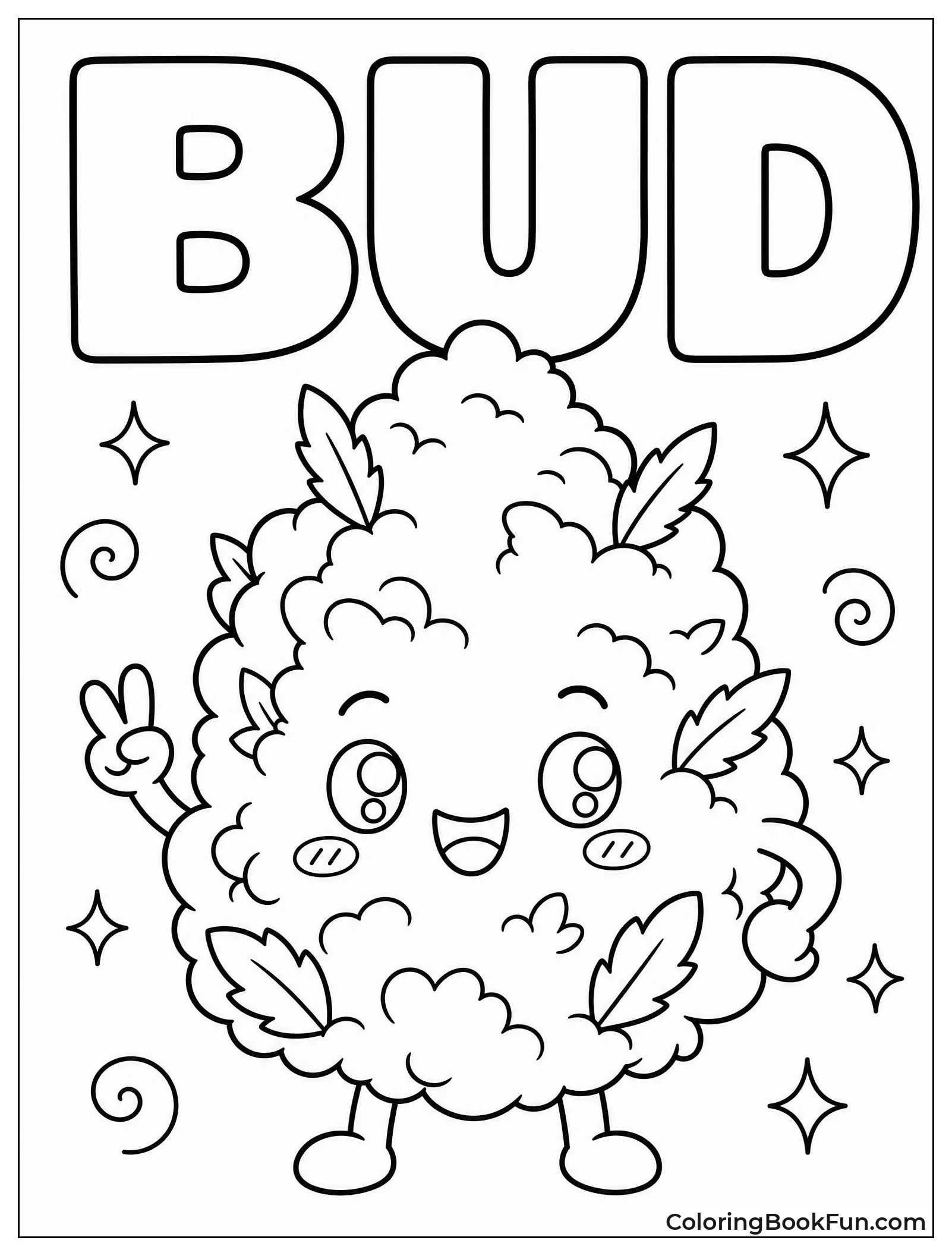 Kawaii Bud with Blush Marks