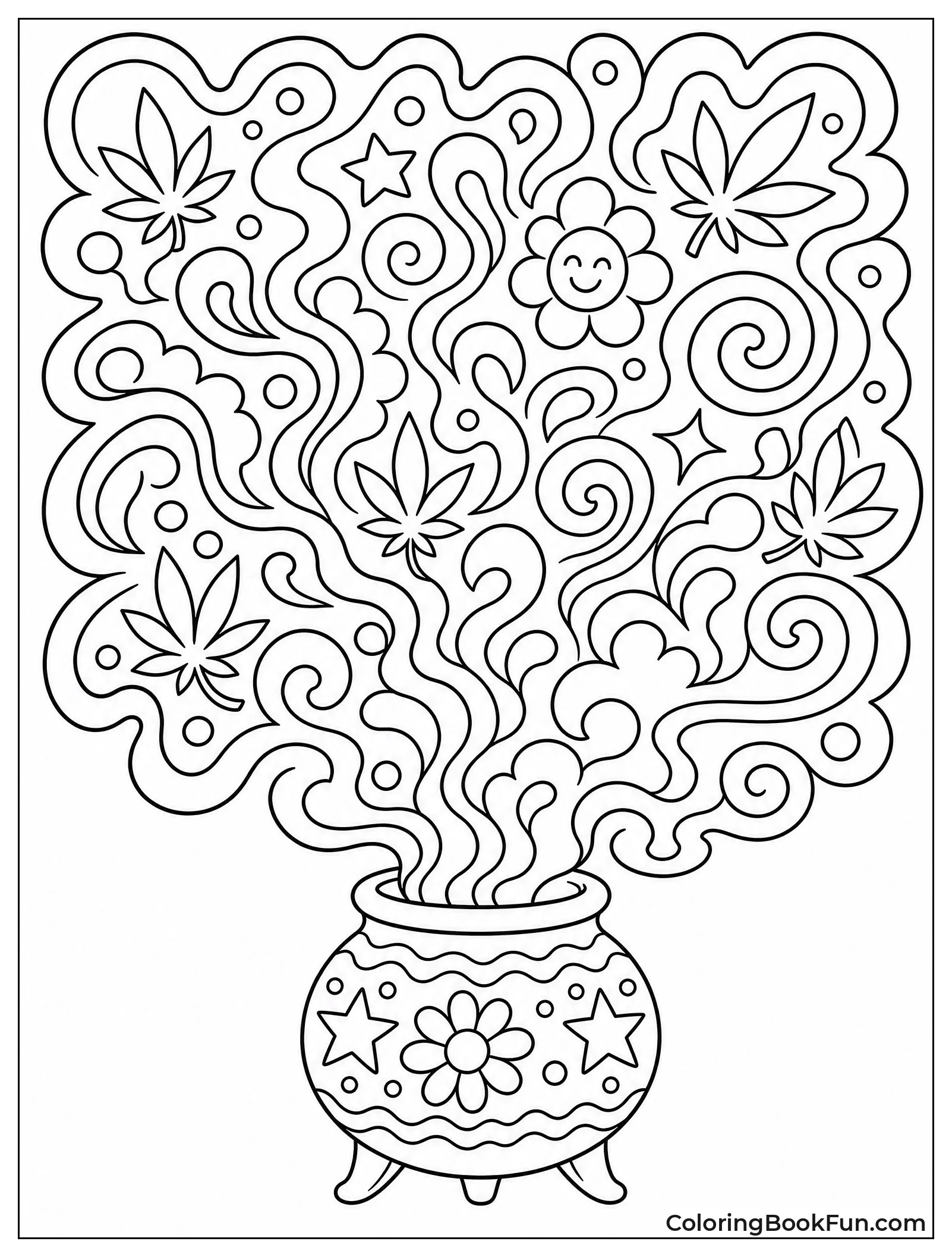 Smoke Turning into Leaves