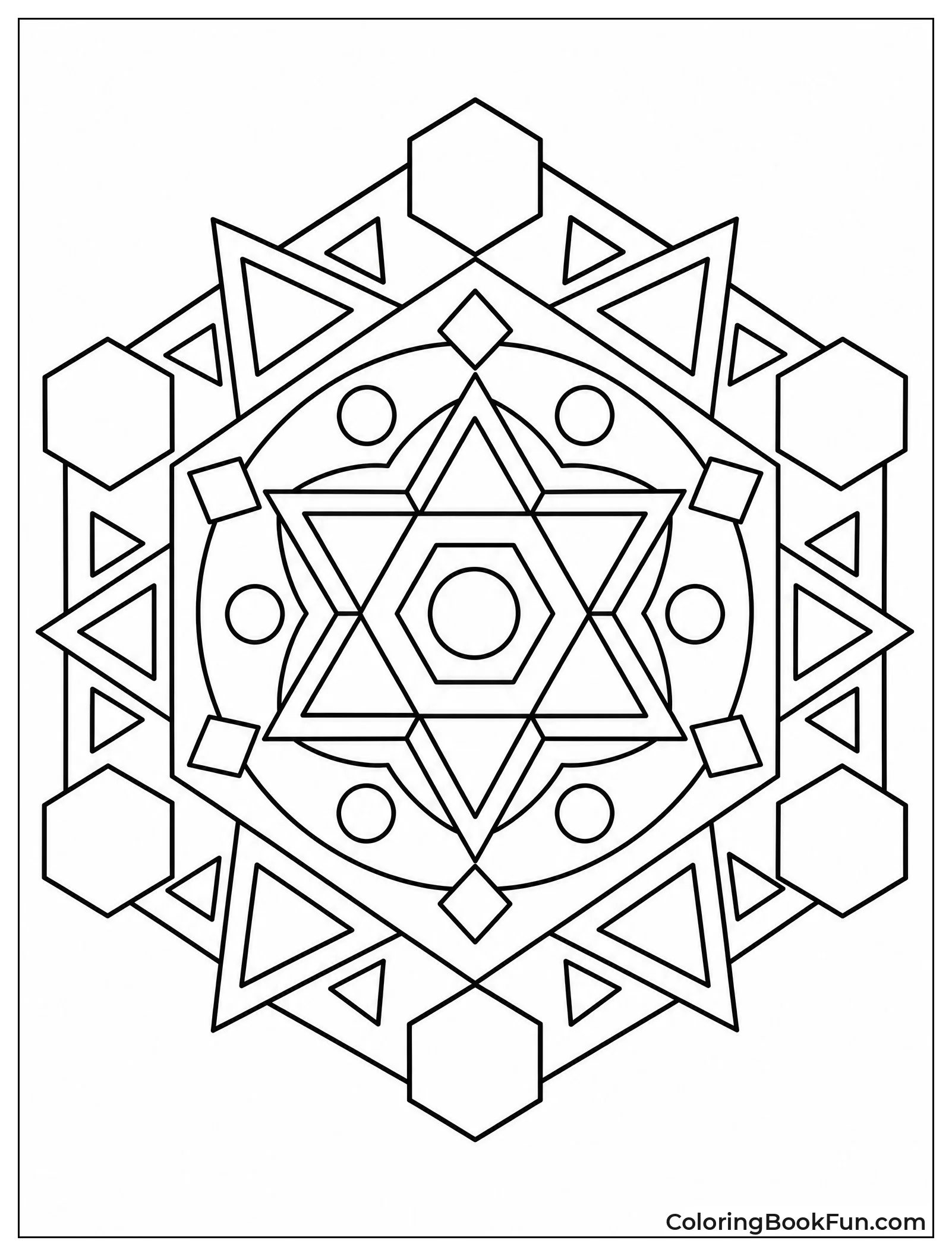 Circles and Shapes Line Up