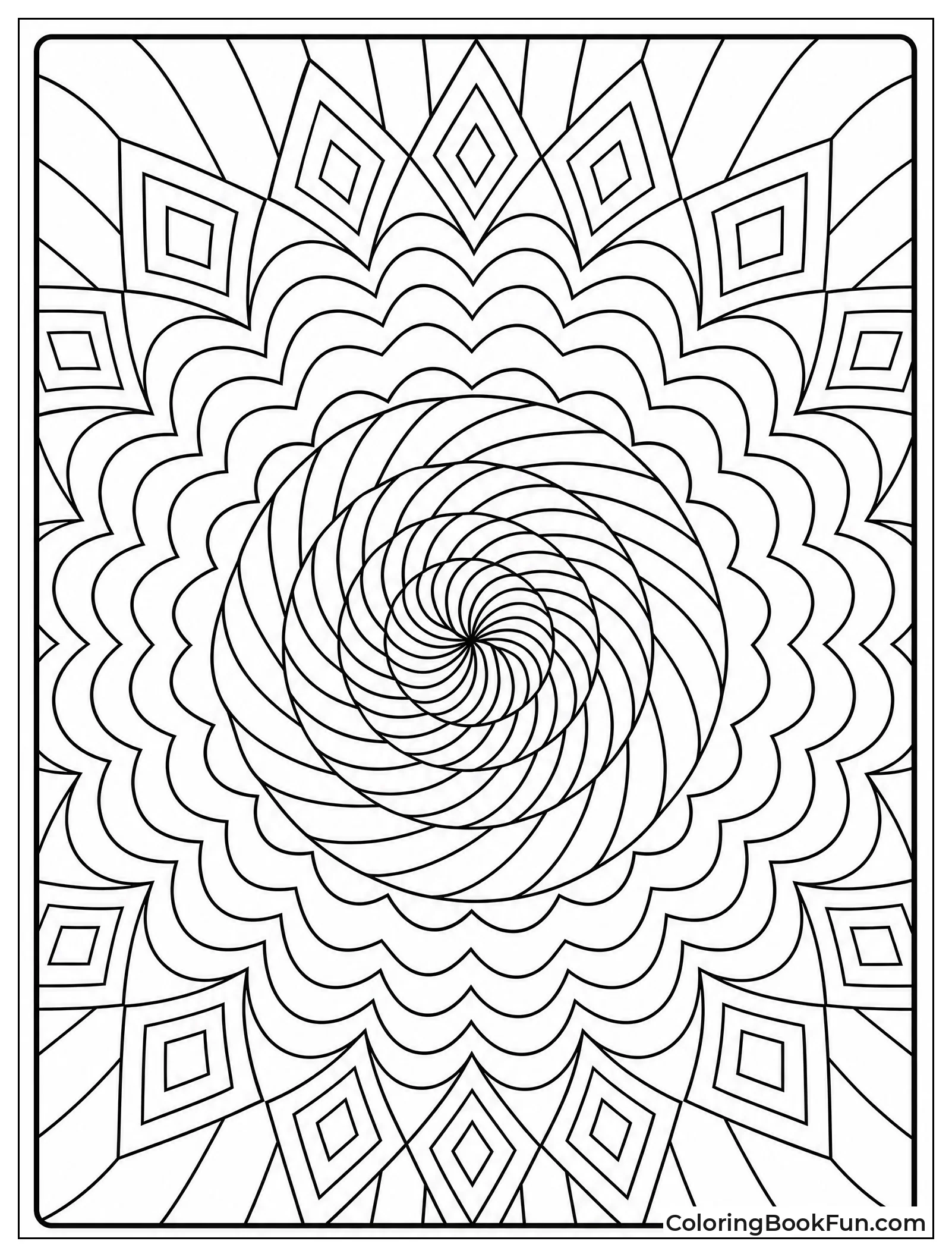 Starburst Pattern Seems to Move