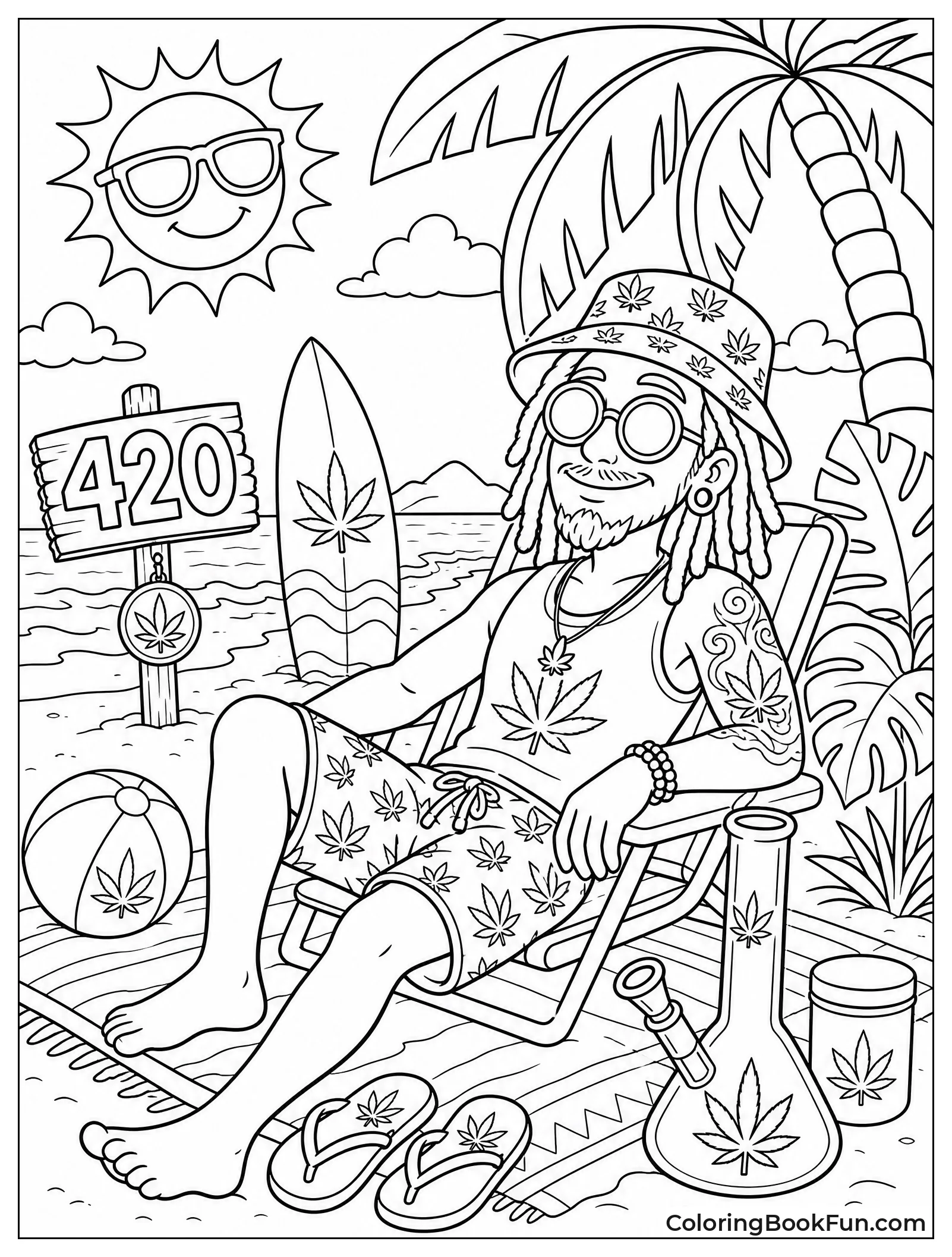 Stoner on Sunny Beach