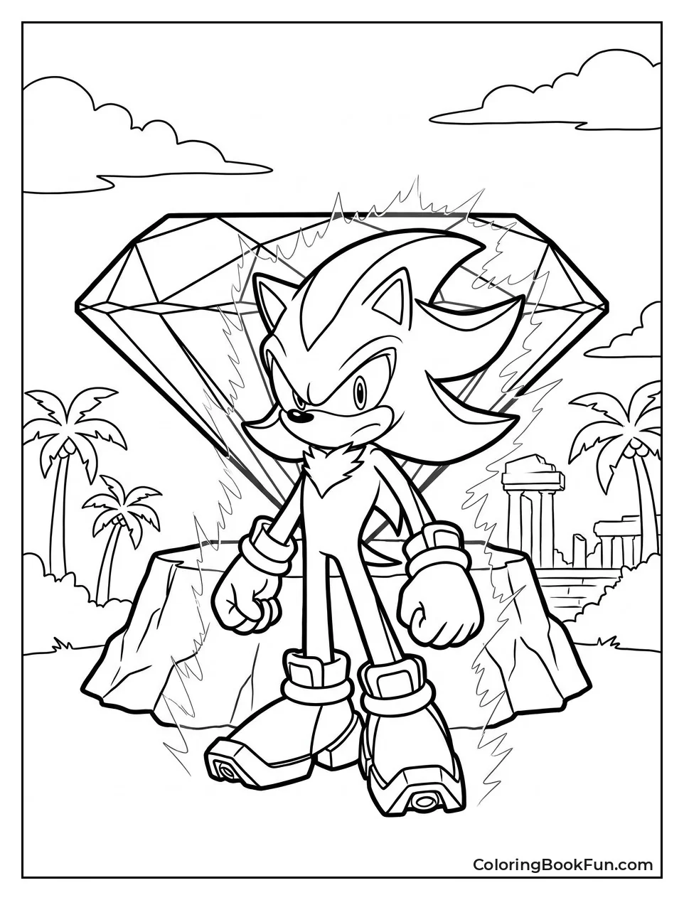 Guarding Master Emerald on Island