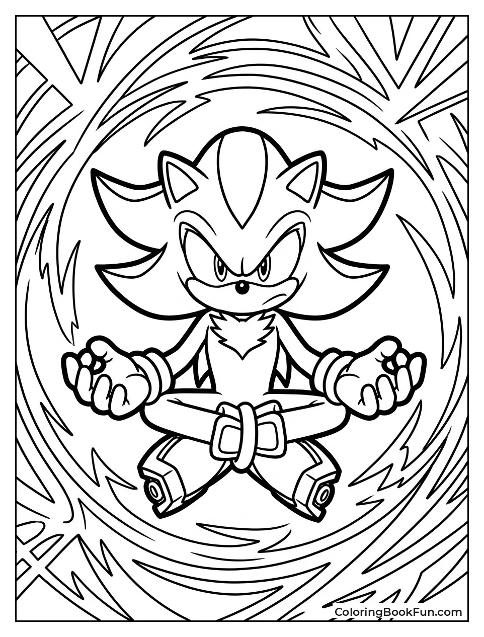Meditating in Peaceful Energy Void