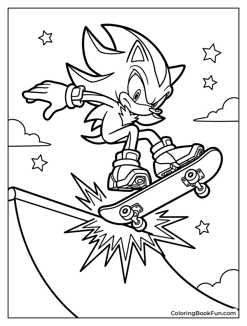 Performing Tricks on Skateboard