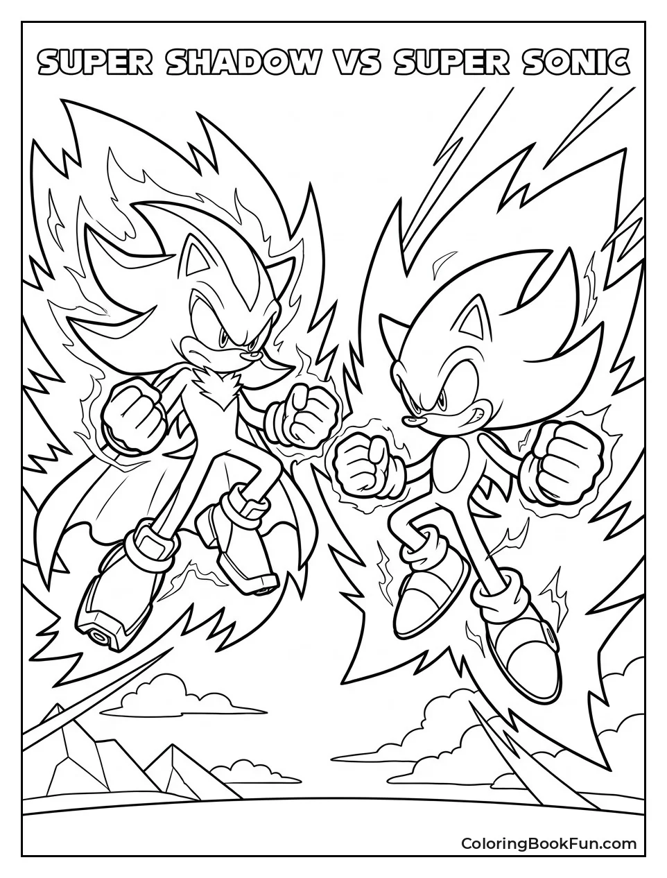 Facing Super Sonic in Battle