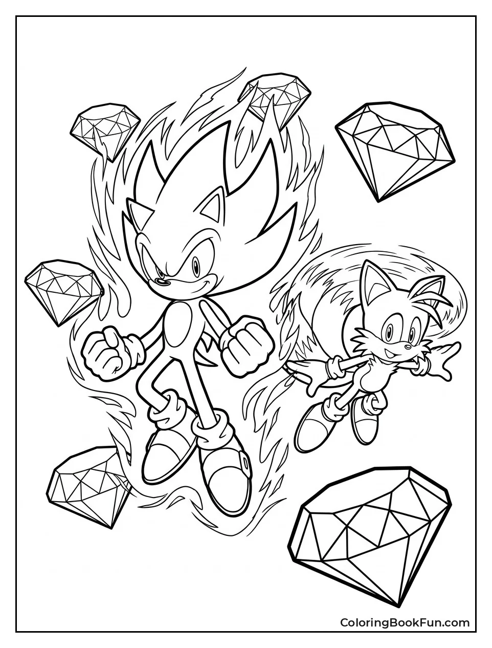 Super Sonic Glows With Tails