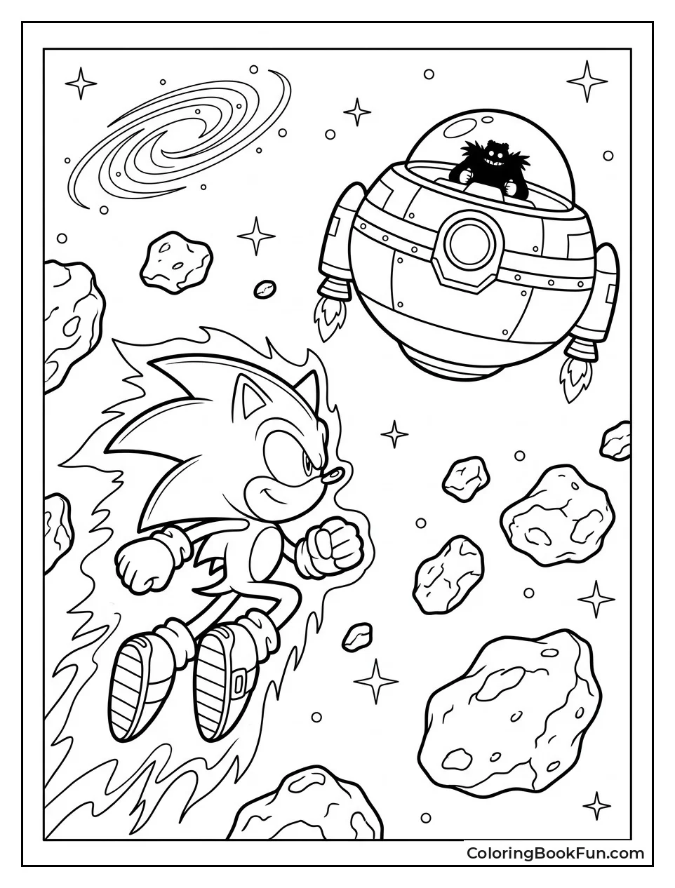 Super Sonic Flies through Asteroid Field
