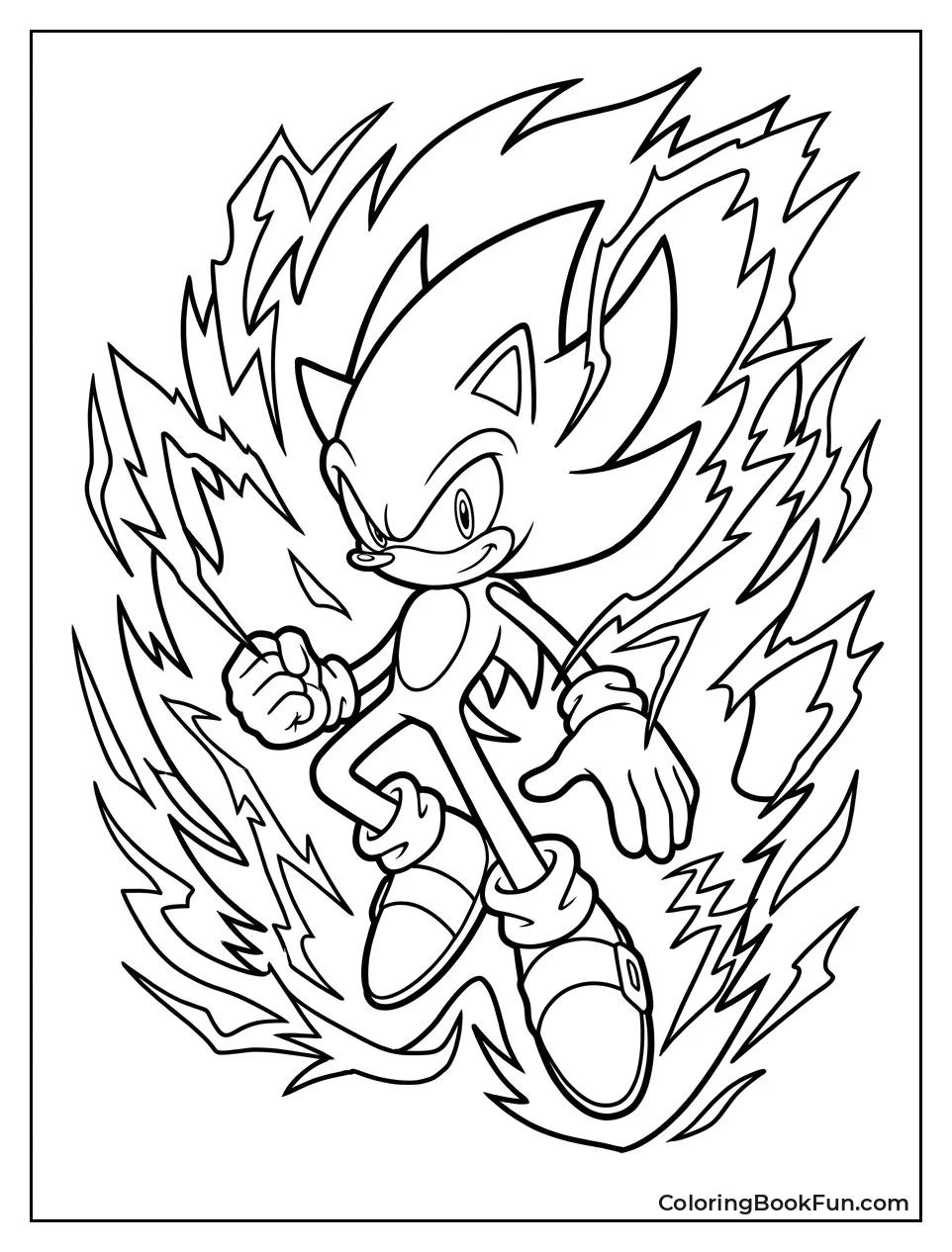 Super Sonic Explodes with Golden Energy