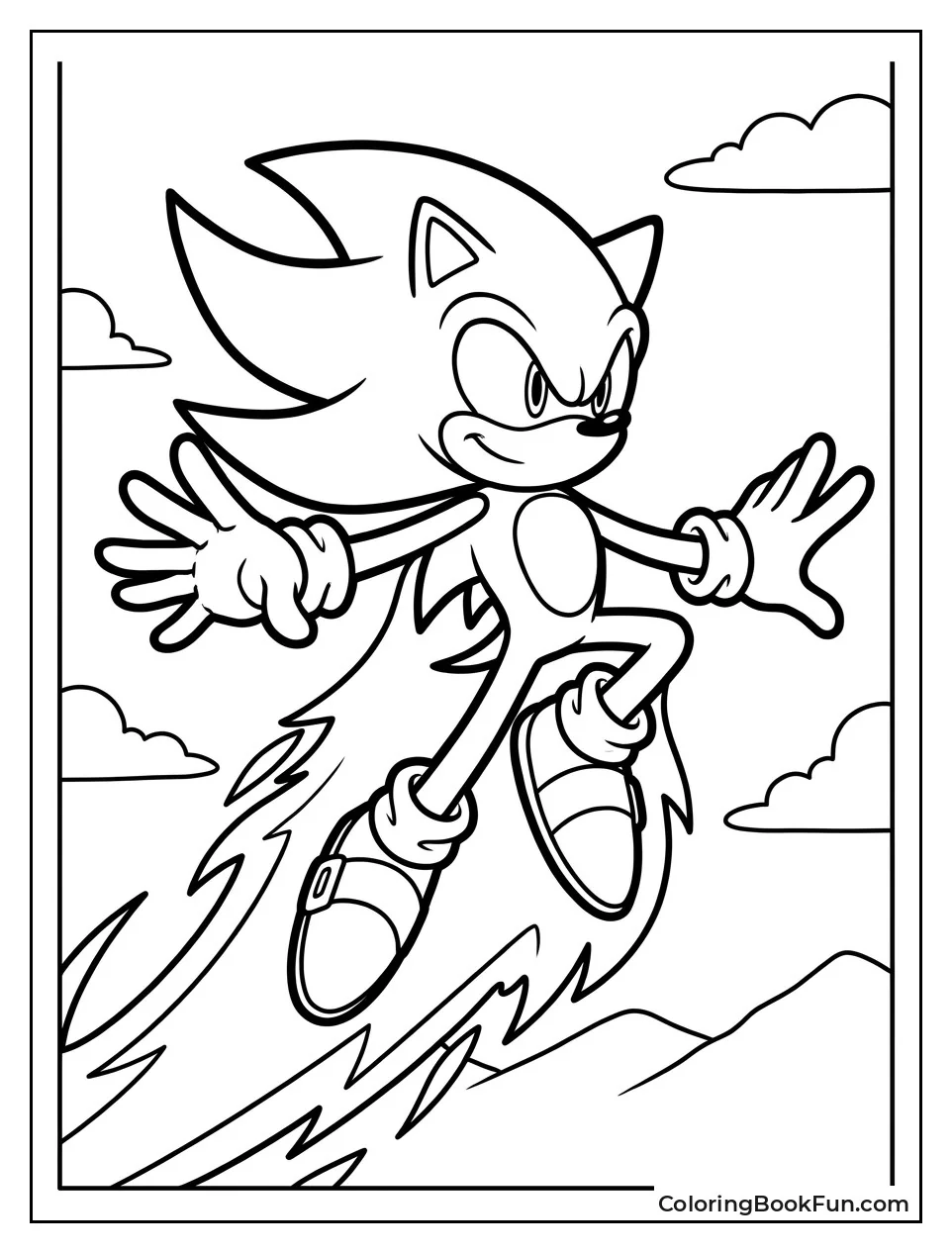Super Sonic Leaps High in the Sky