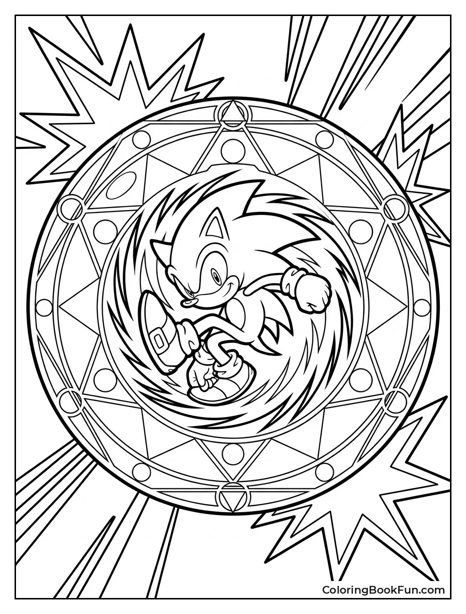 Super Sonic Spins in a Golden Shield