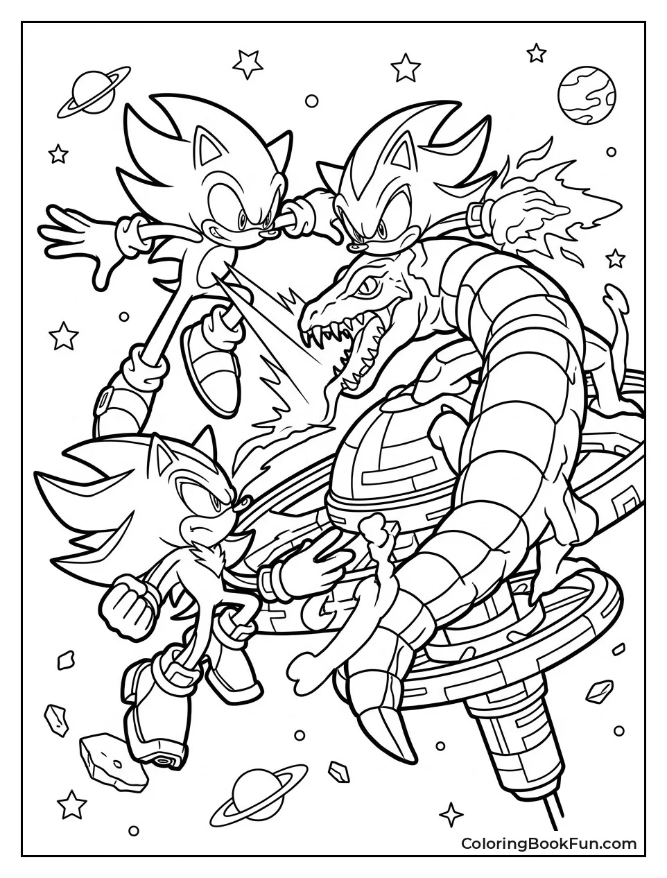 Super Sonic and Shadow Attack Final Hazard