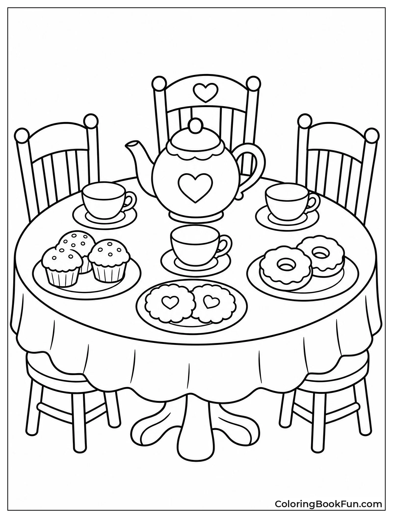 Empty Table Waits for Guests