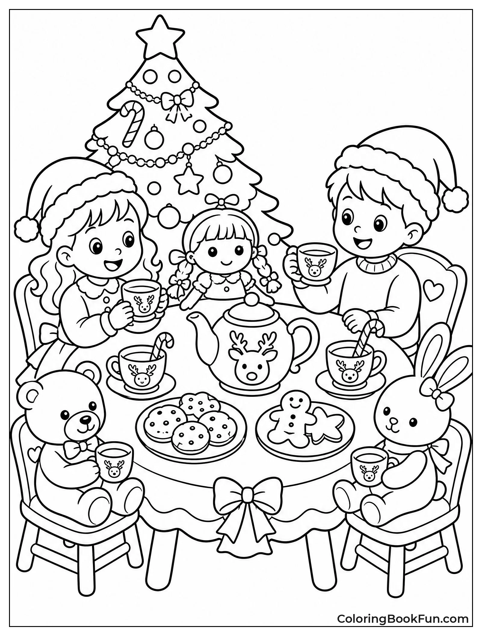 Christmas Tea by the Tree
